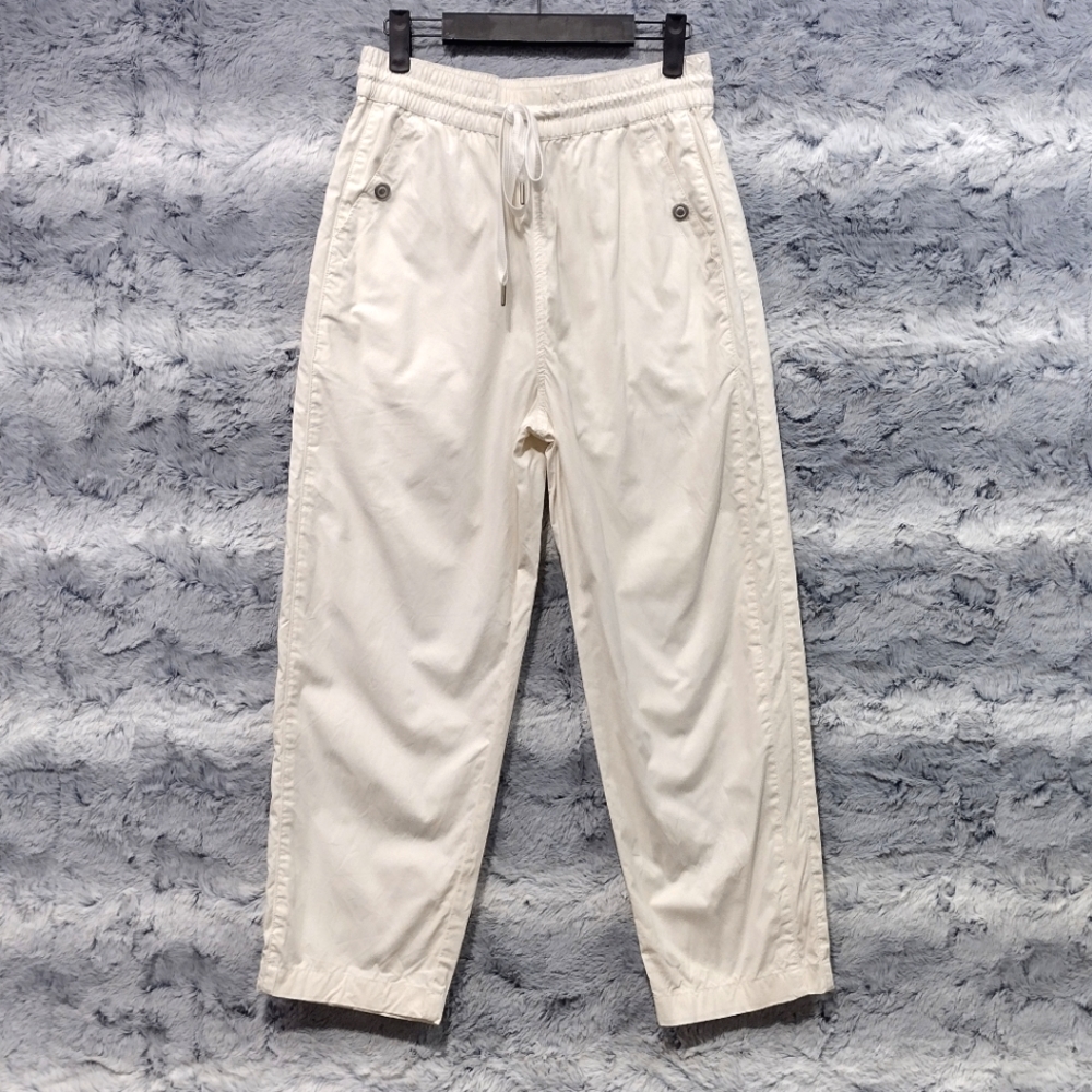 Maeve by Anthropologie Baggy Pants Women's S White Lagenlook Retro Streetwear